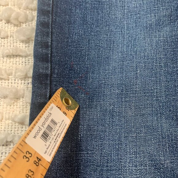 OLD NAVY MENS 34X32 BLUE JEANS TAPERED STRETCH CASUAL OUTDOOR (34X31) - Picture 4 of 15